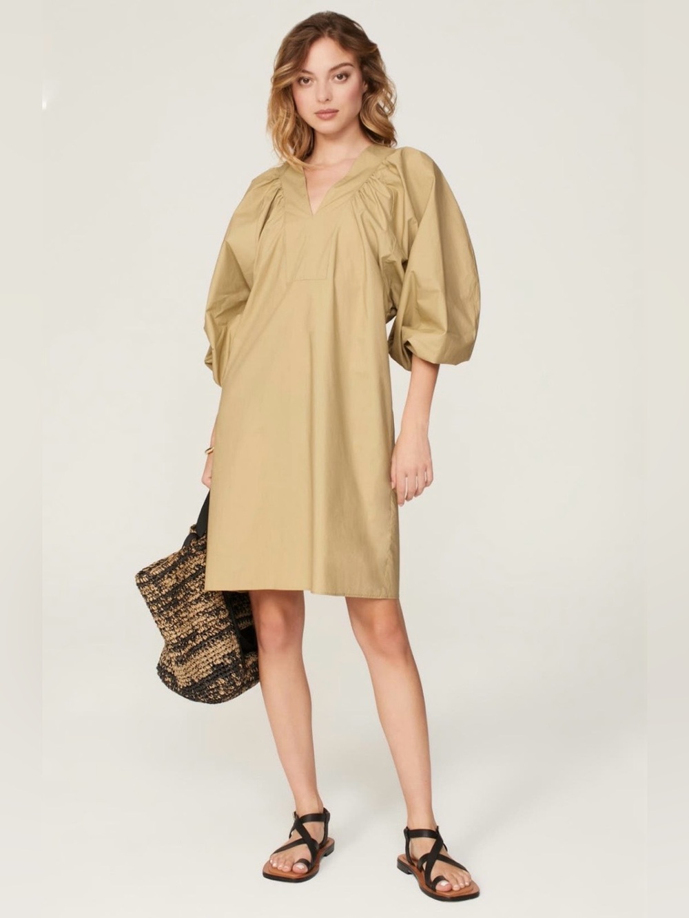 By Malene Birger~Miral Dress in Khaki~Size 38 (US 2)~$380~